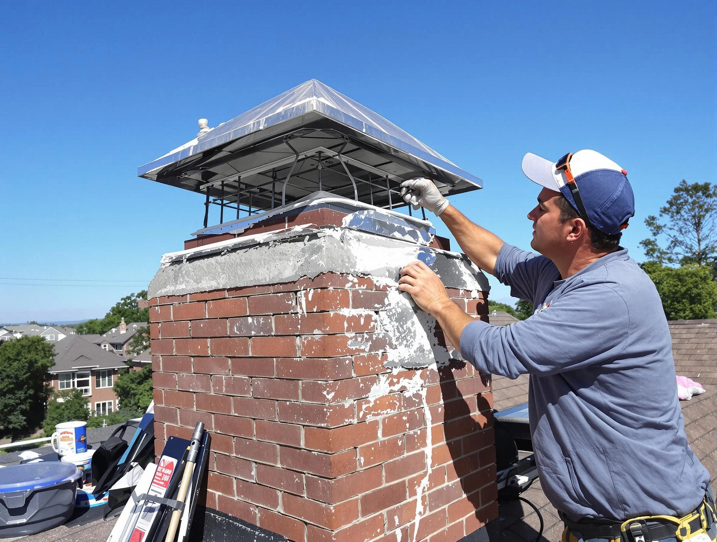 Chimney Crown Services service in Montrose, VA